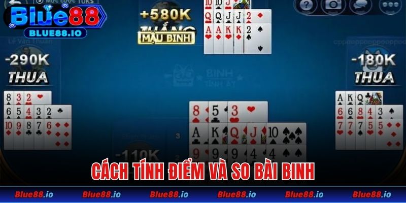 Cách tính điểm và so bài Binh