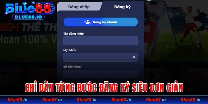 Chỉ dẫn từng bước đăng ký siêu đơn giản