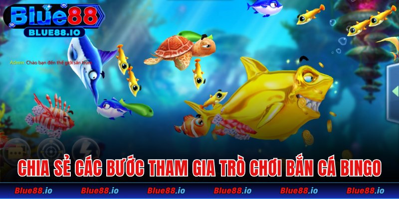 Chia sẻ các bước tham gia chơi bắn cá Bingo