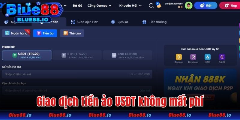 Thực hiện thanh toán với tiền ảo không mất phí