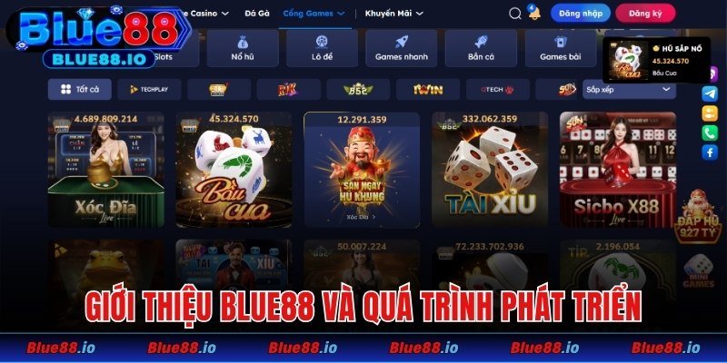 Giới thiệu Blue88 và quá trình phát triển