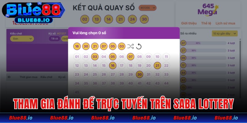 Tham gia đánh đề trực tuyến trên SABA Lottery